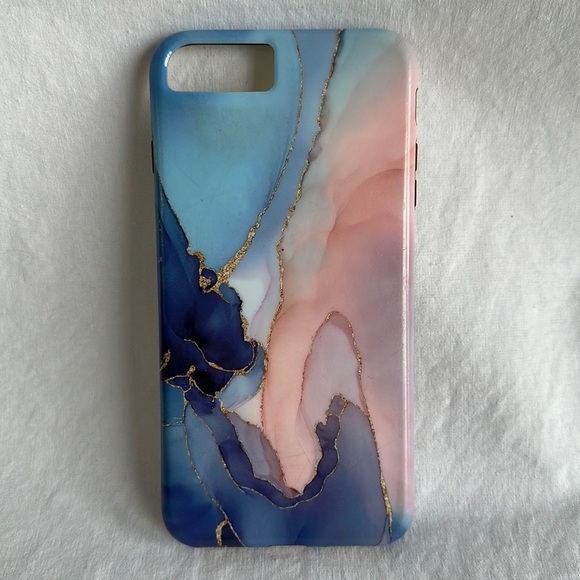 Other - iPhone 7 Plus plastic marble print case